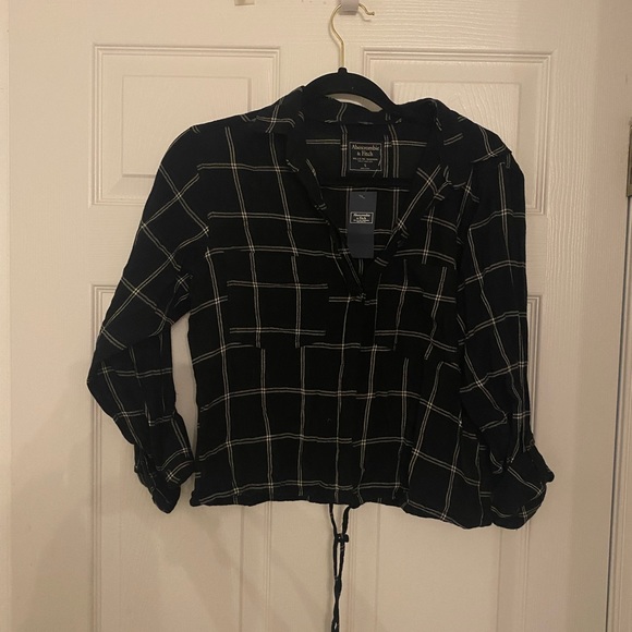 NWT Abercrombie & Fitch Flannel Shirt - Picture 1 of 10